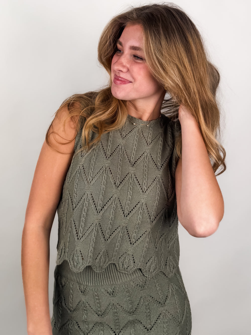 Succulent Sweater Tank