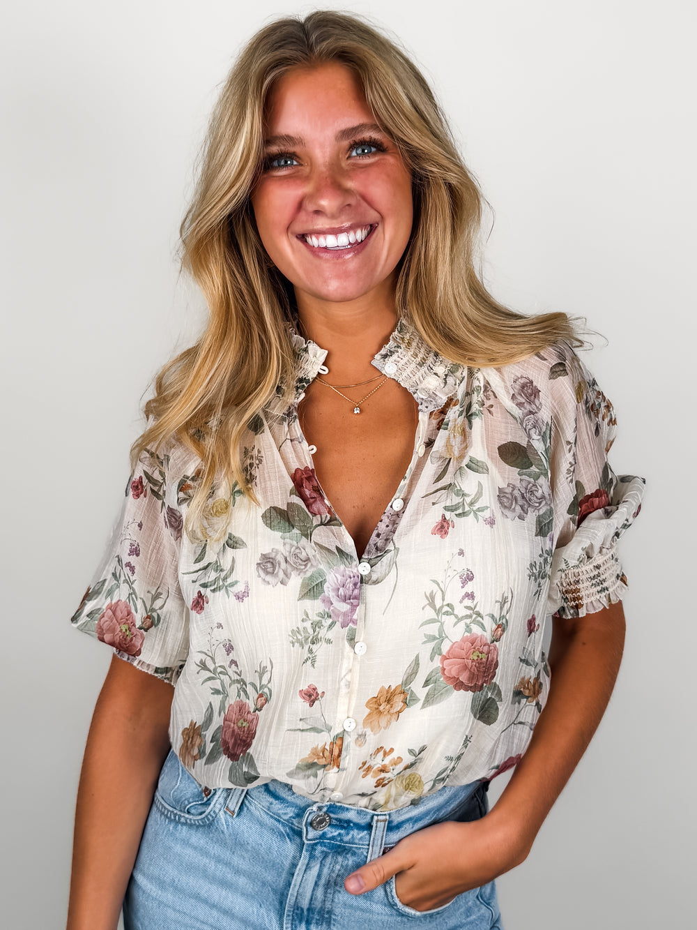 What A Pretty Dream Button Down Shirt