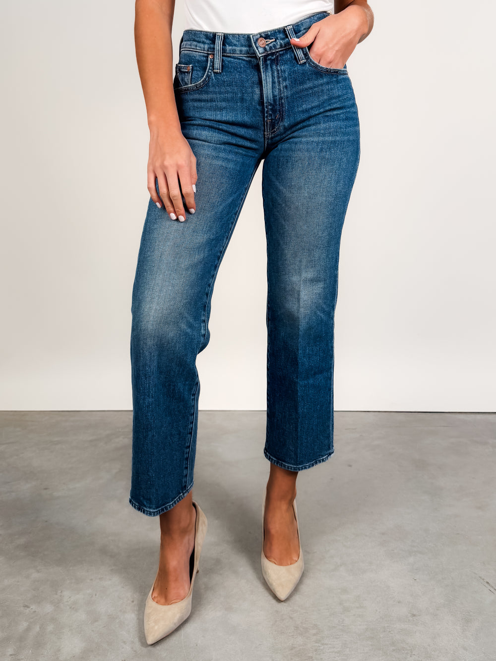 The Mid Rise Rambler Zip Ankle in Tambourine Man