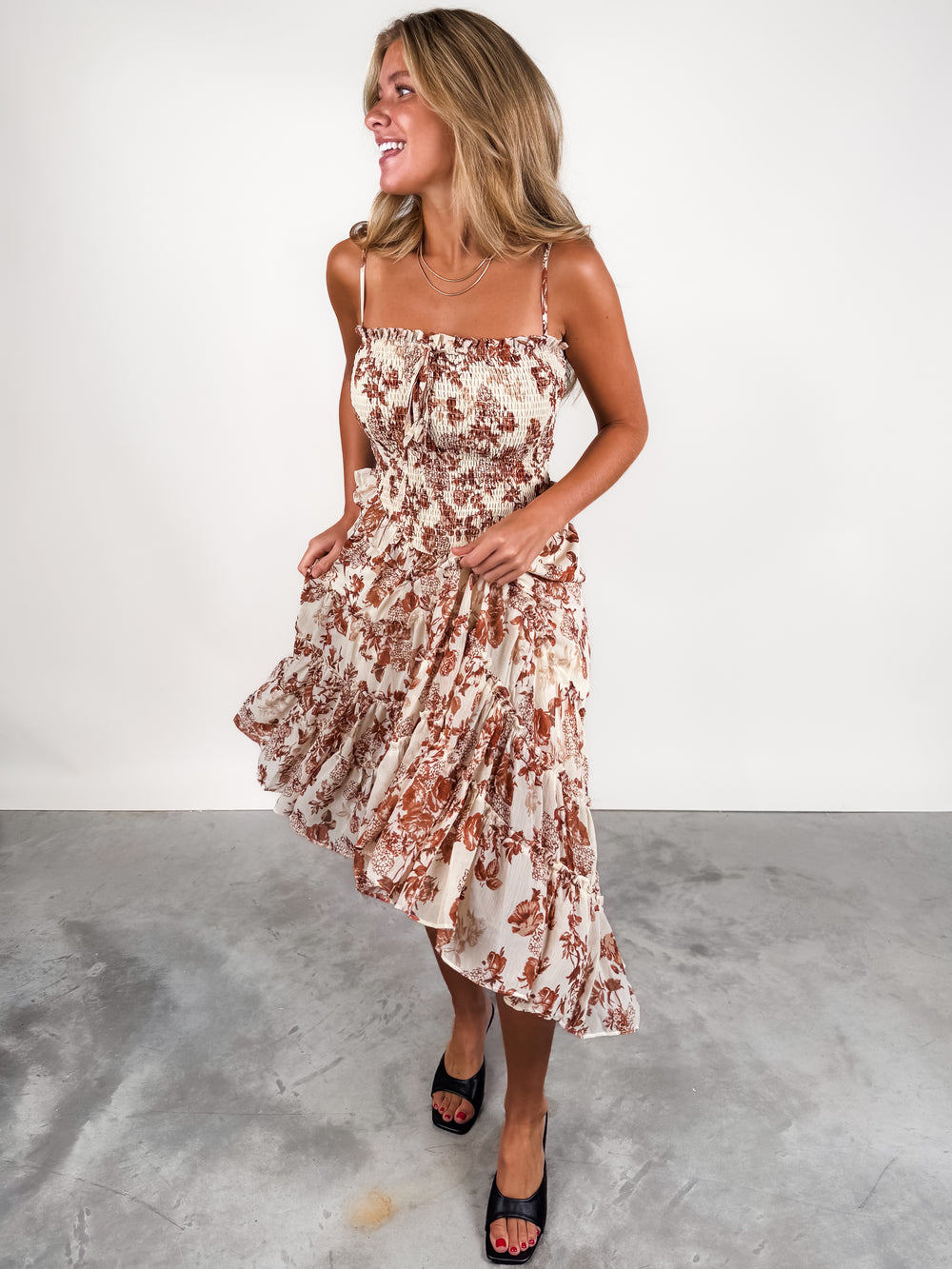 Aylin Ruffle Maxi Dress