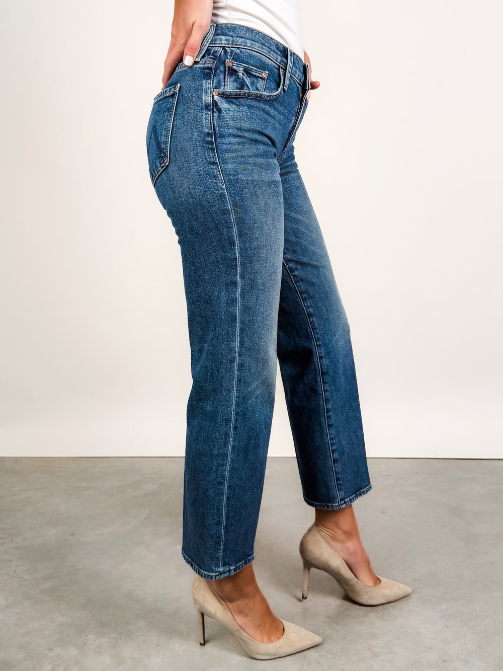 The Mid Rise Rambler Zip Ankle in Tambourine Man