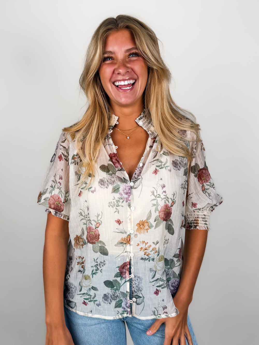 What A Pretty Dream Button Down Shirt