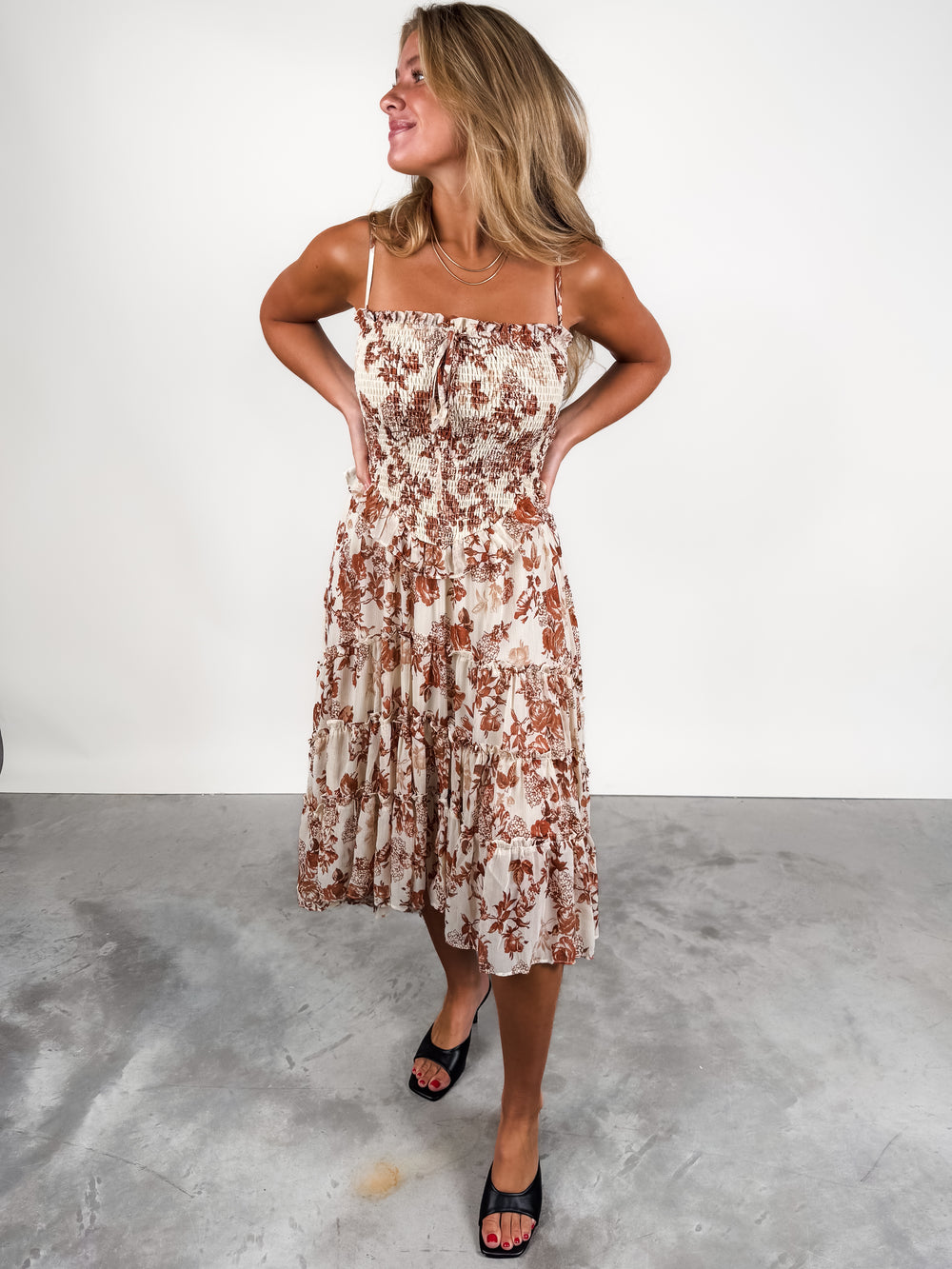 Aylin Ruffle Maxi Dress