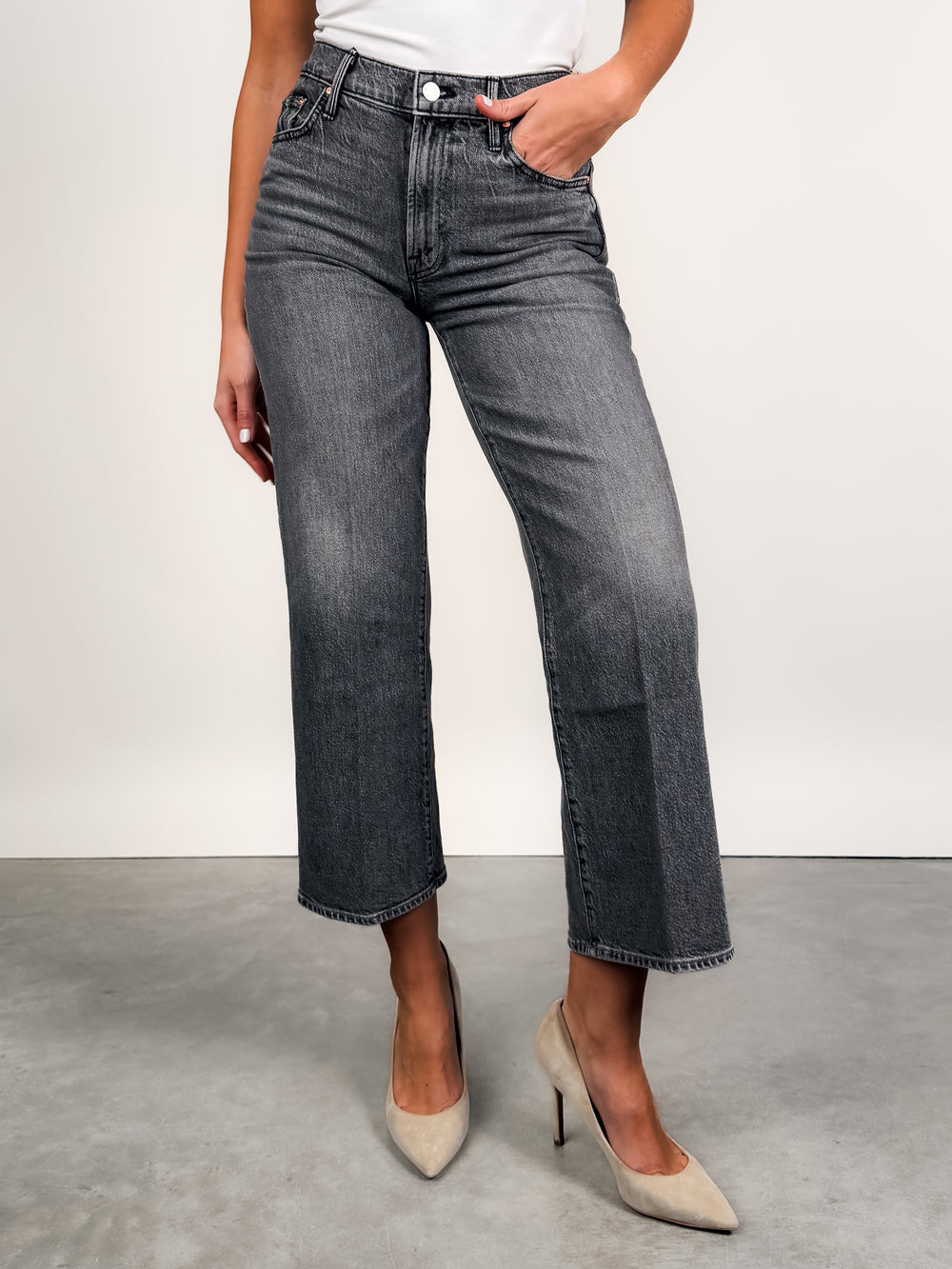 The Mid Rise Maven Ankle in Magpie