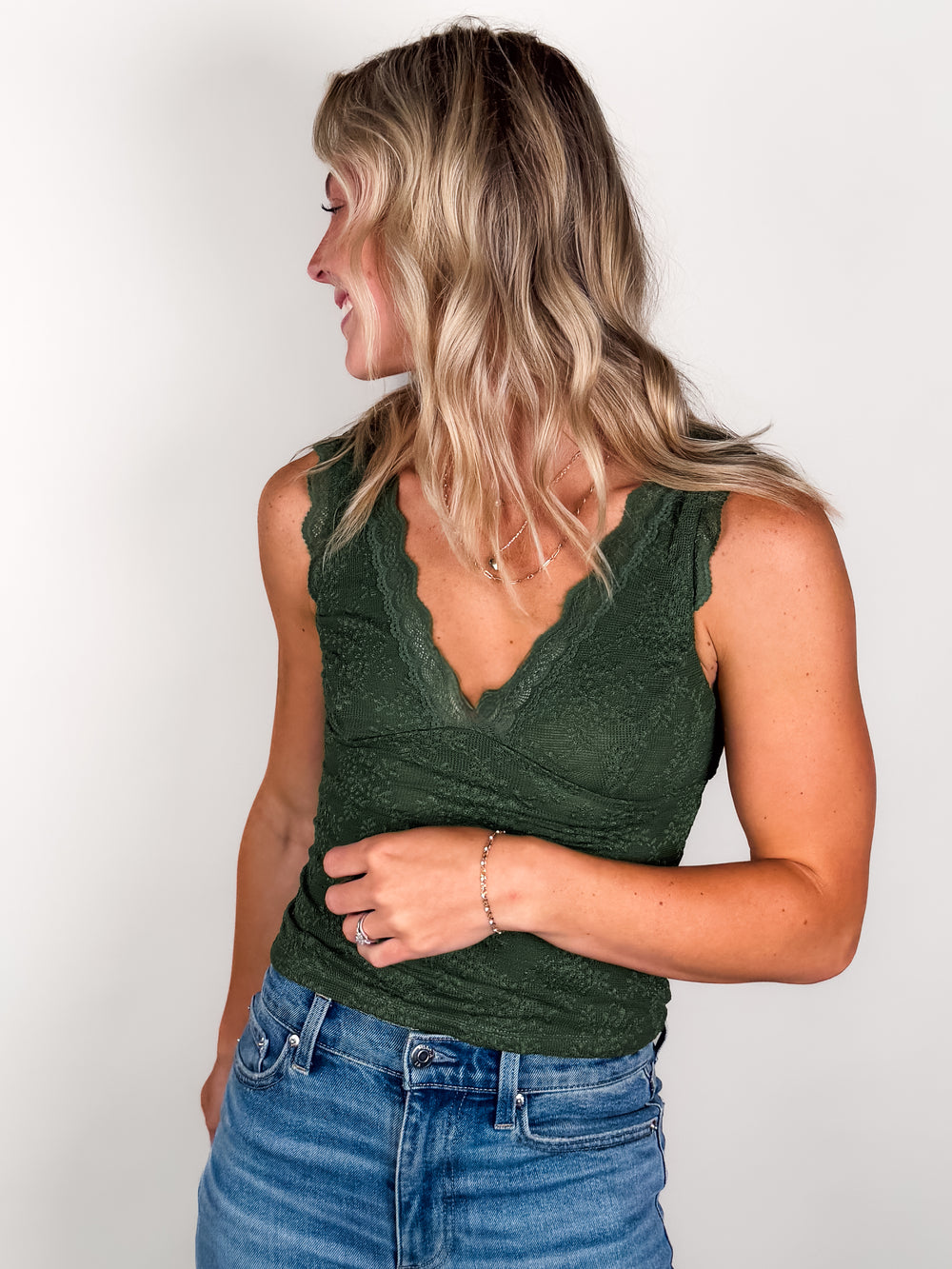 Loved You First Lace Top