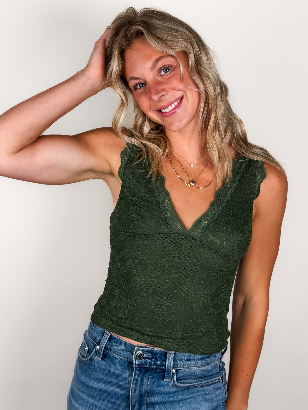 Loved You First Lace Top