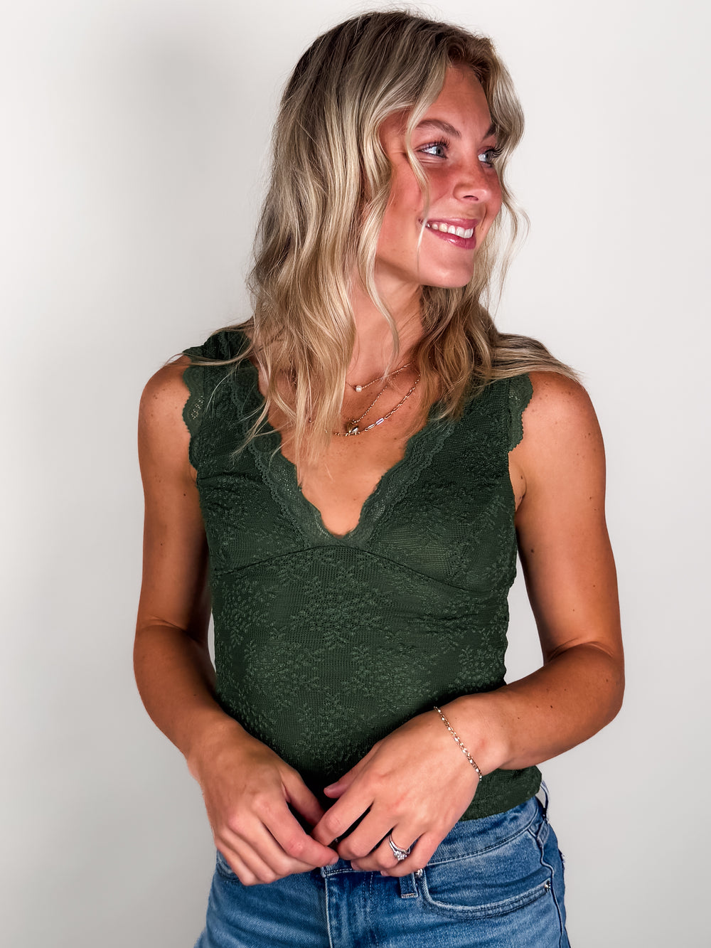 Loved You First Lace Top