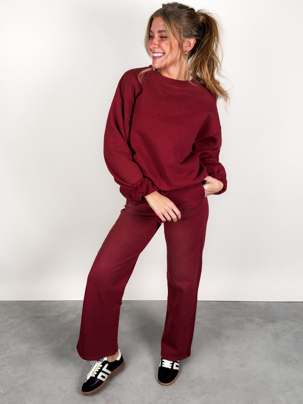 Solid Crew Sweatshirt