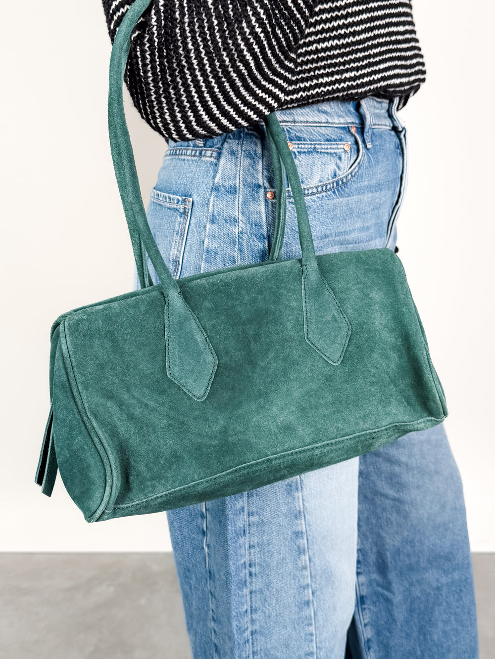 Sierra Suede Shoulder Bag