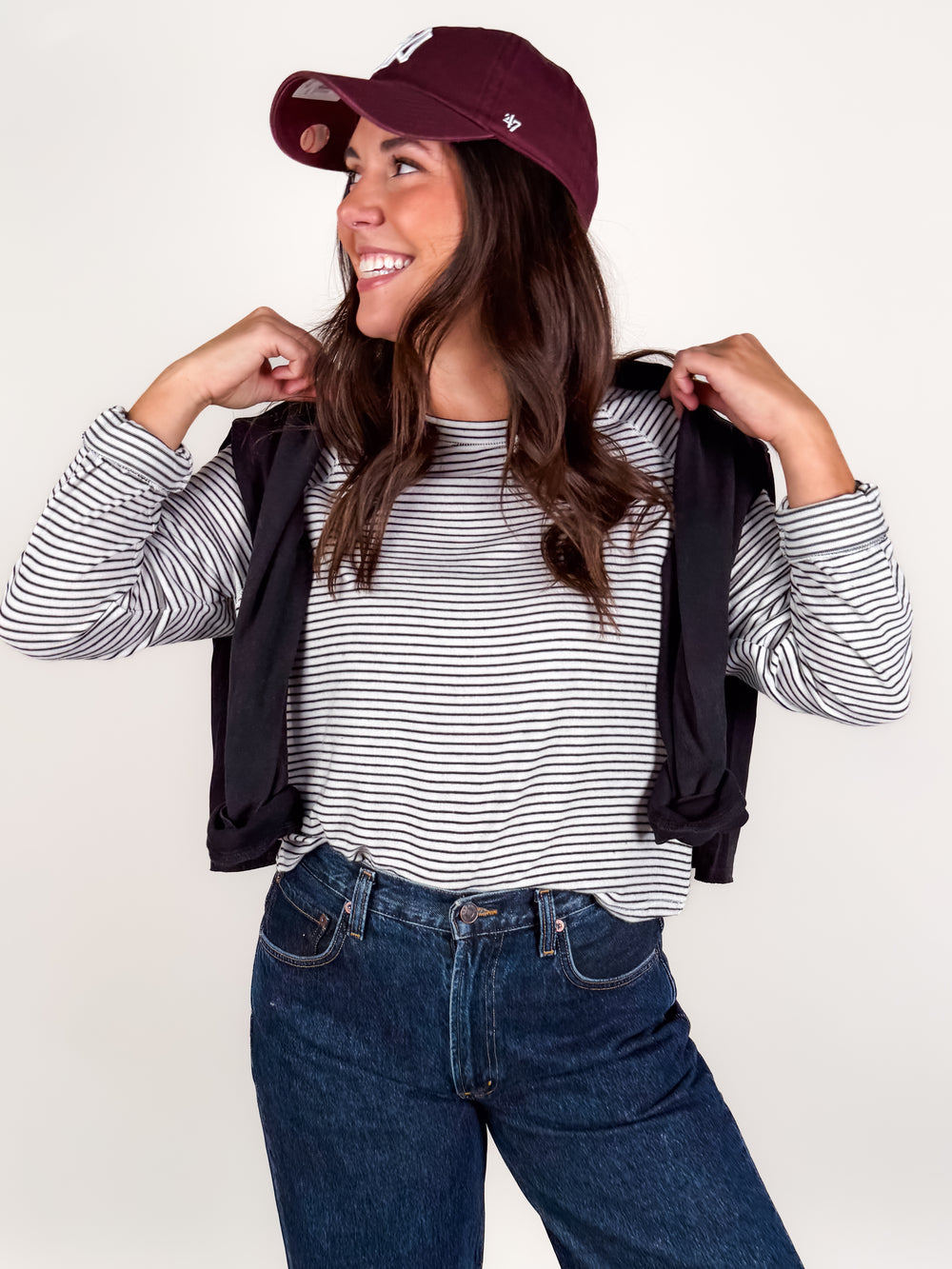 Listening So Close Raglan L/S Top