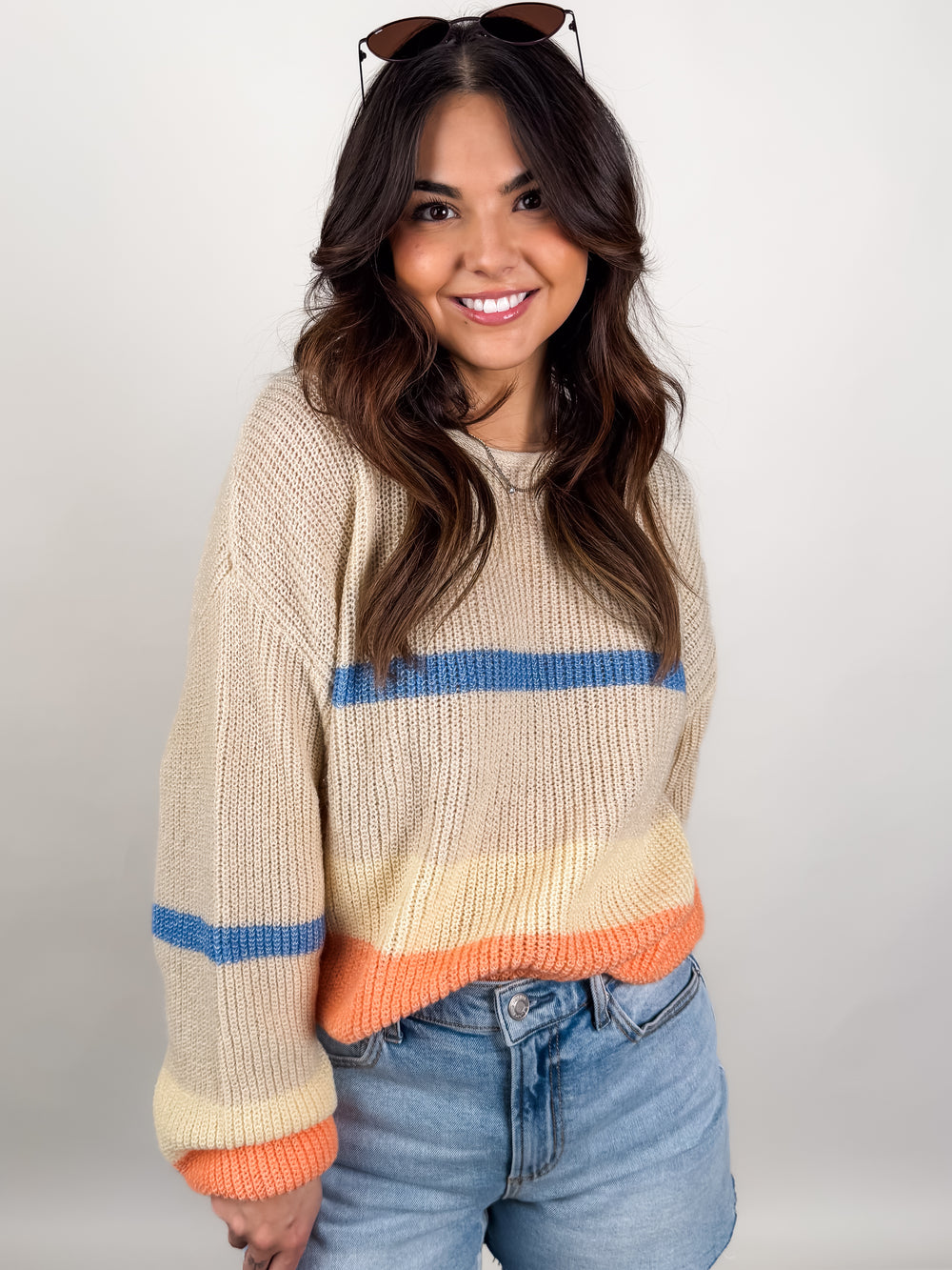 Whatever You Got Stripe Sweater