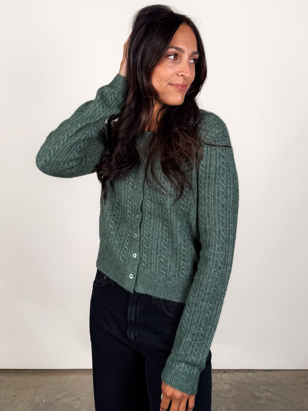 Medina Pointelle Cardigan