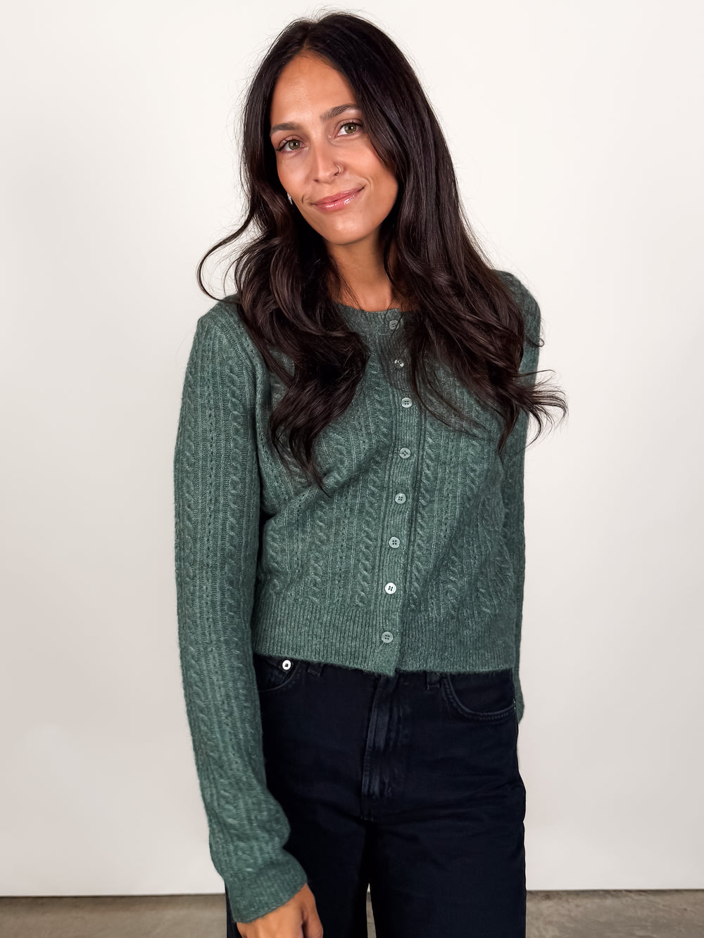Medina Pointelle Cardigan