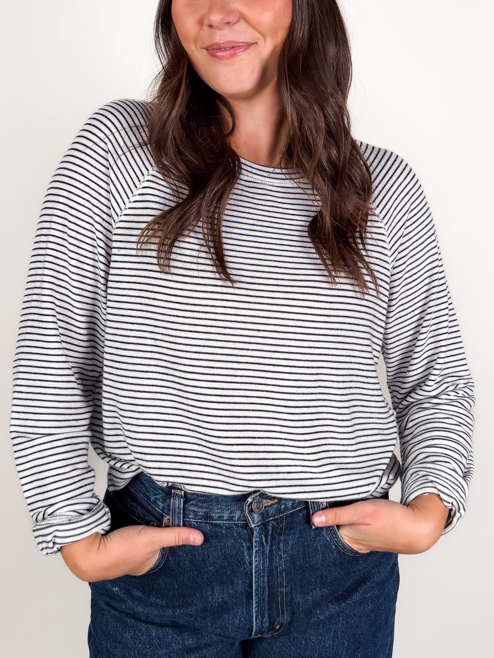 Listening So Close Raglan L/S Top