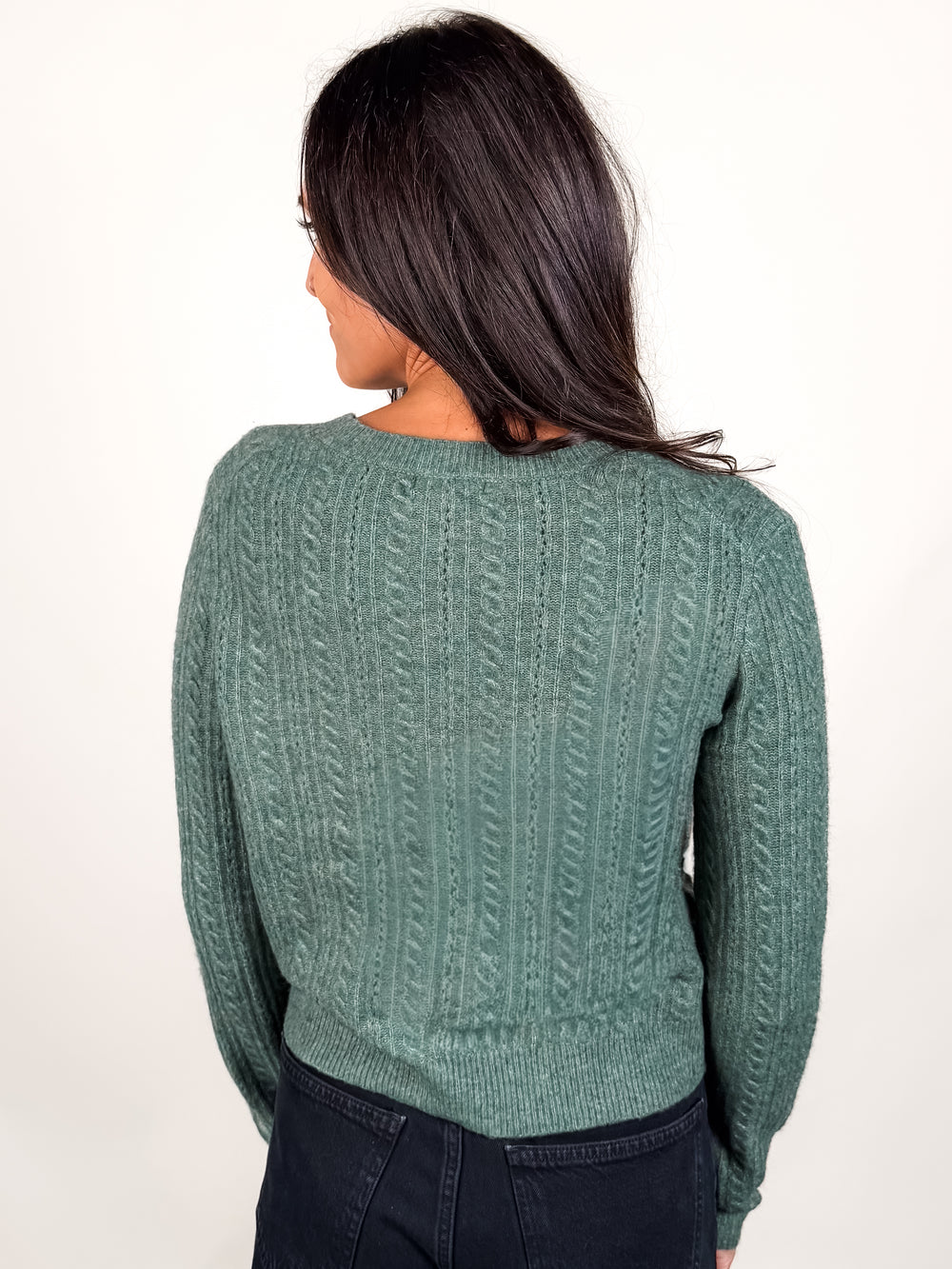 Medina Pointelle Cardigan