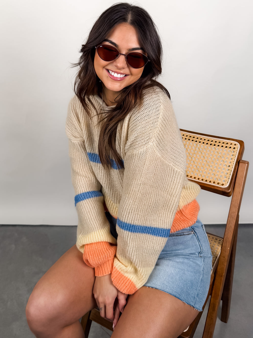 Whatever You Got Stripe Sweater