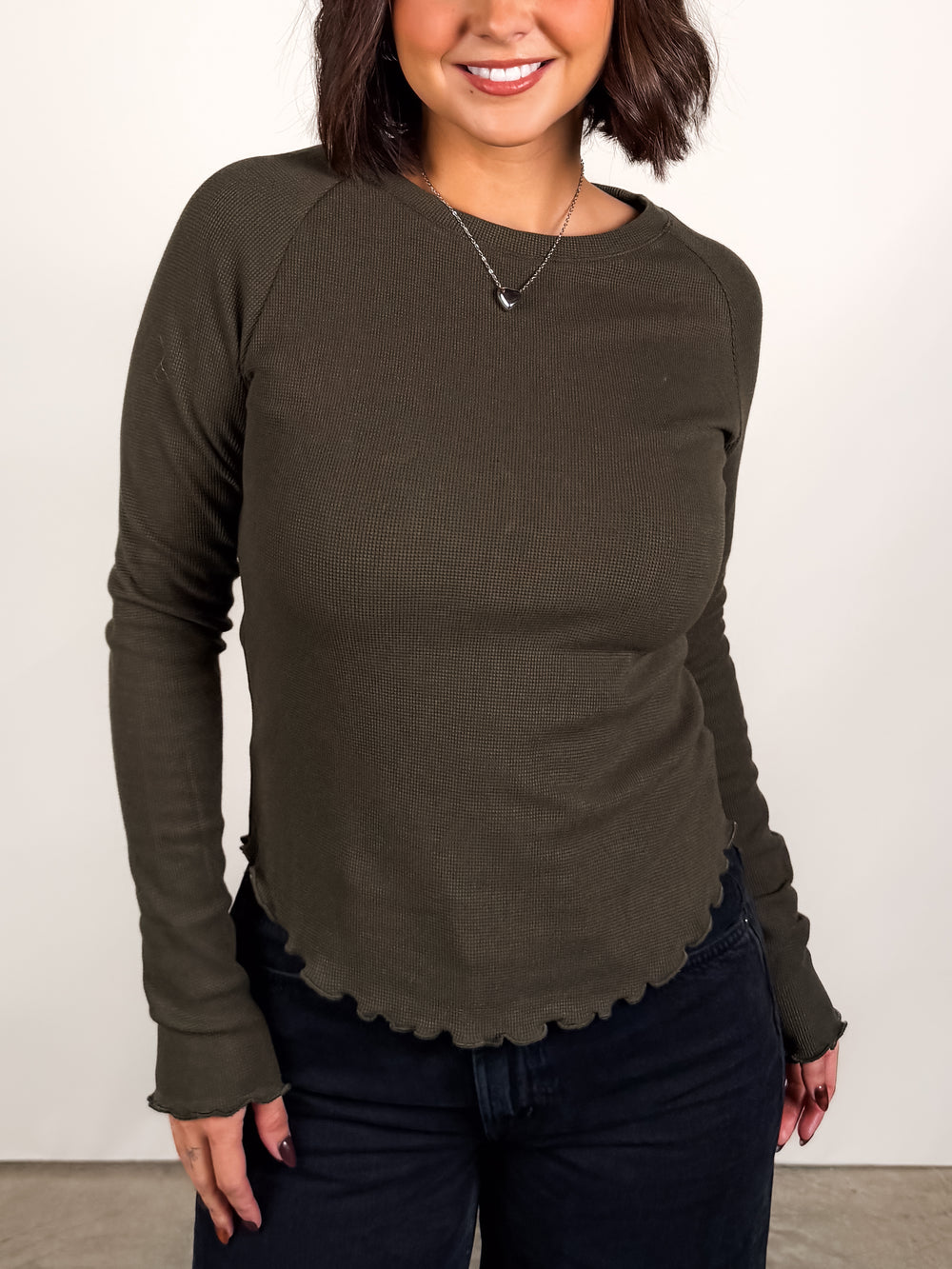 Alot To Learn Thermal Knit L/S Top