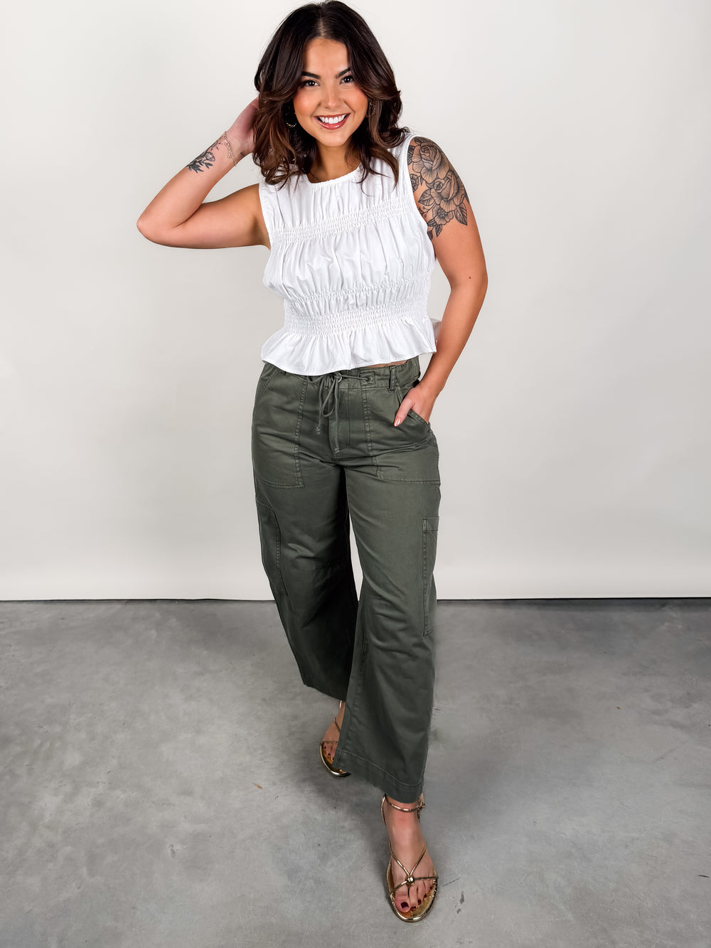 Central Park Ruched Tank