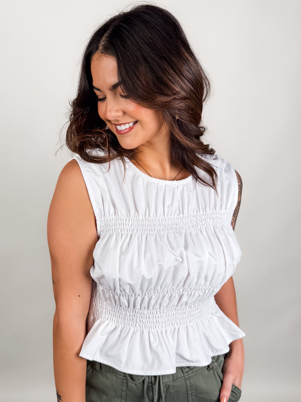 Central Park Ruched Tank