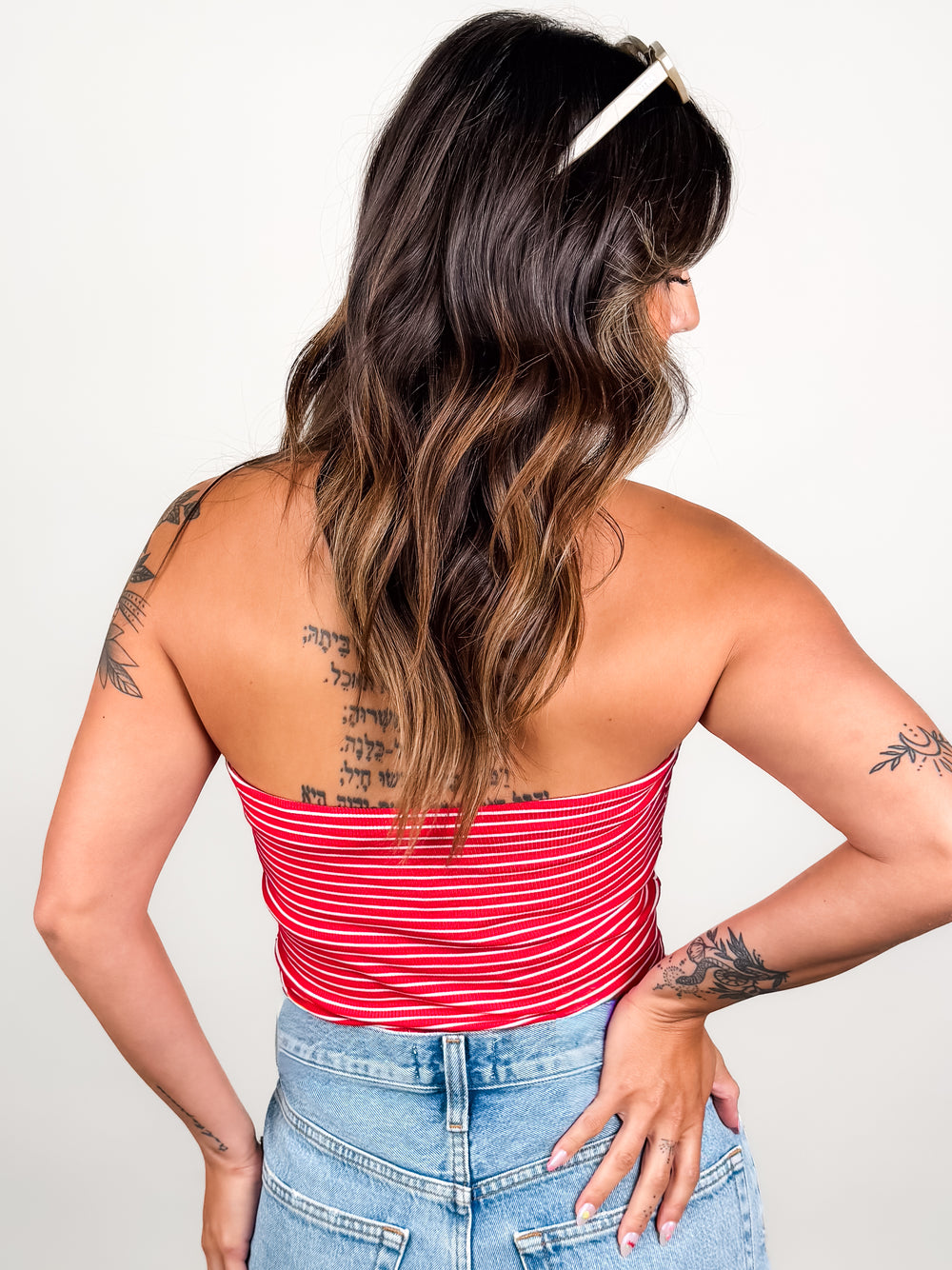 Jukebox Knit Tube Top