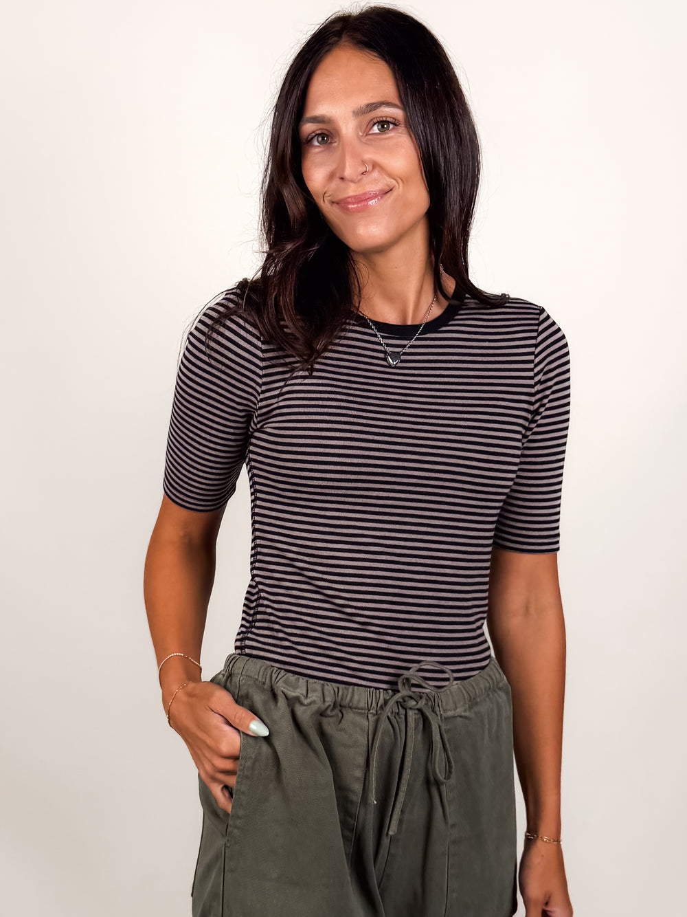 Freida Striped Tee