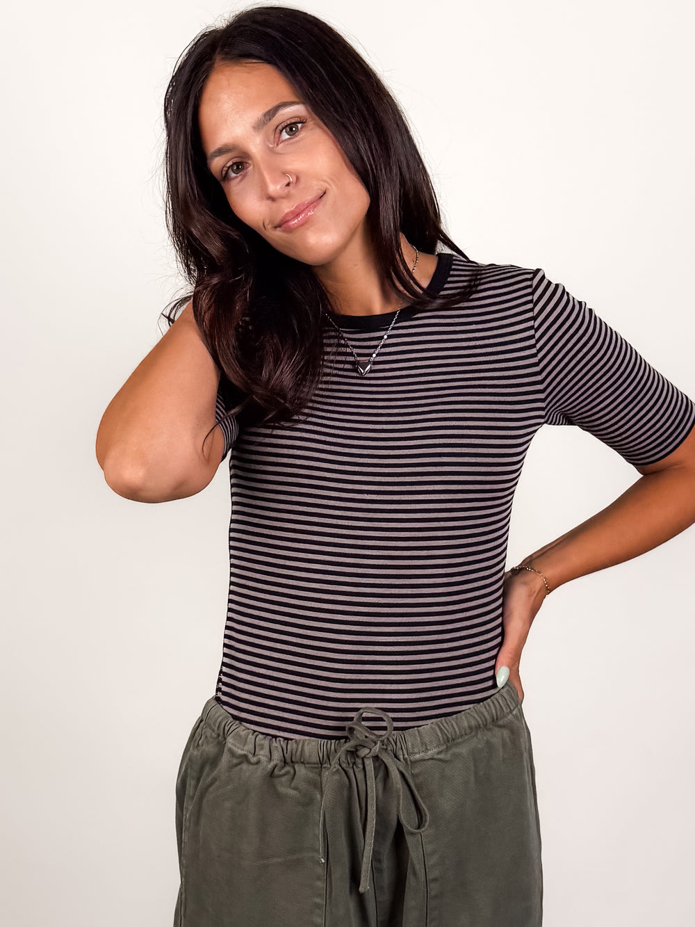 Freida Striped Tee