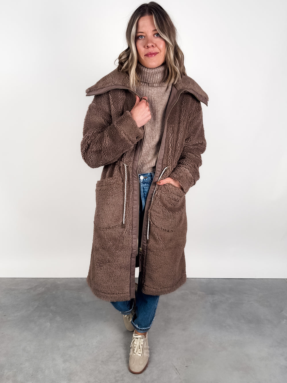 Logan Sherpa Coat