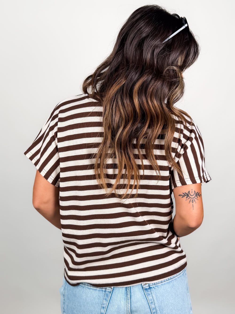 What You Doing Striped Top