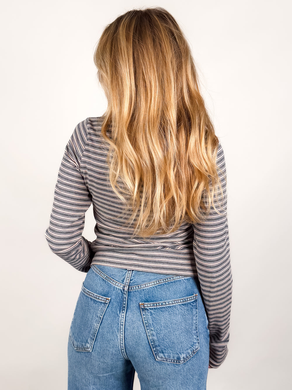 In The Evening Light Striped Shirt