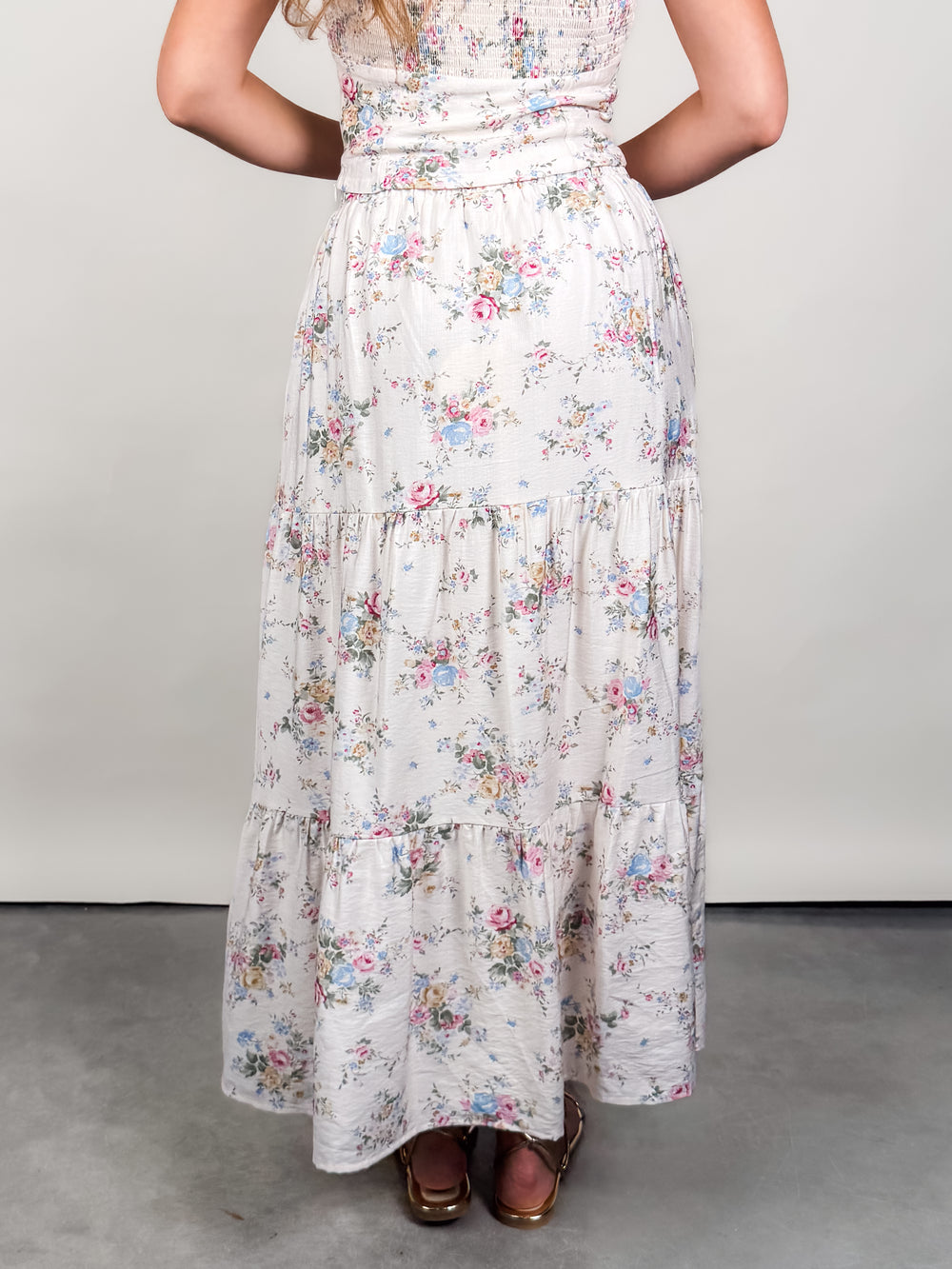 Sun Will Shine In My Day Floral Skirt