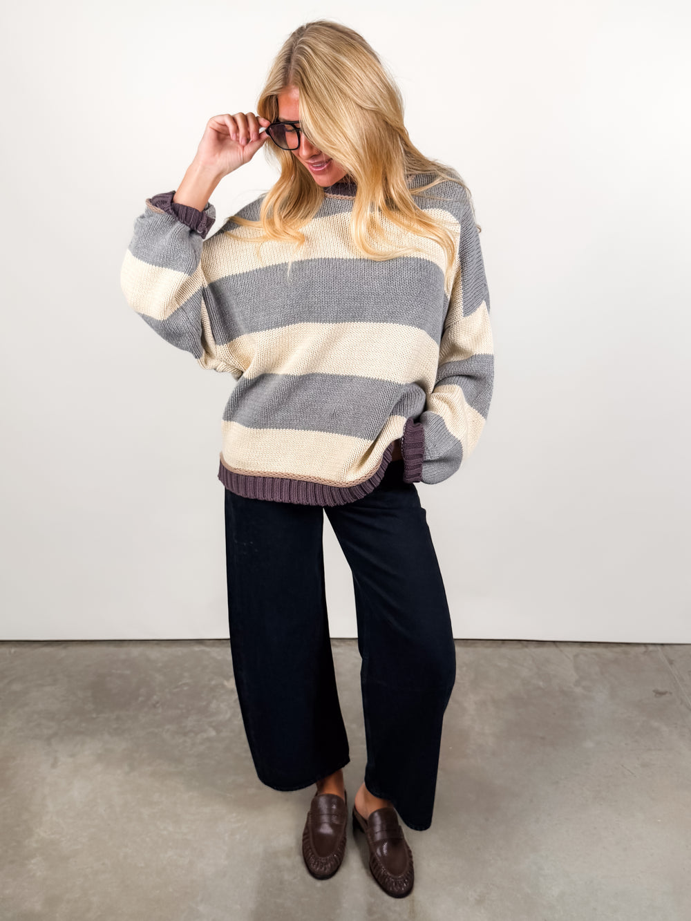 If You Ever Get The Notion Striped Sweater