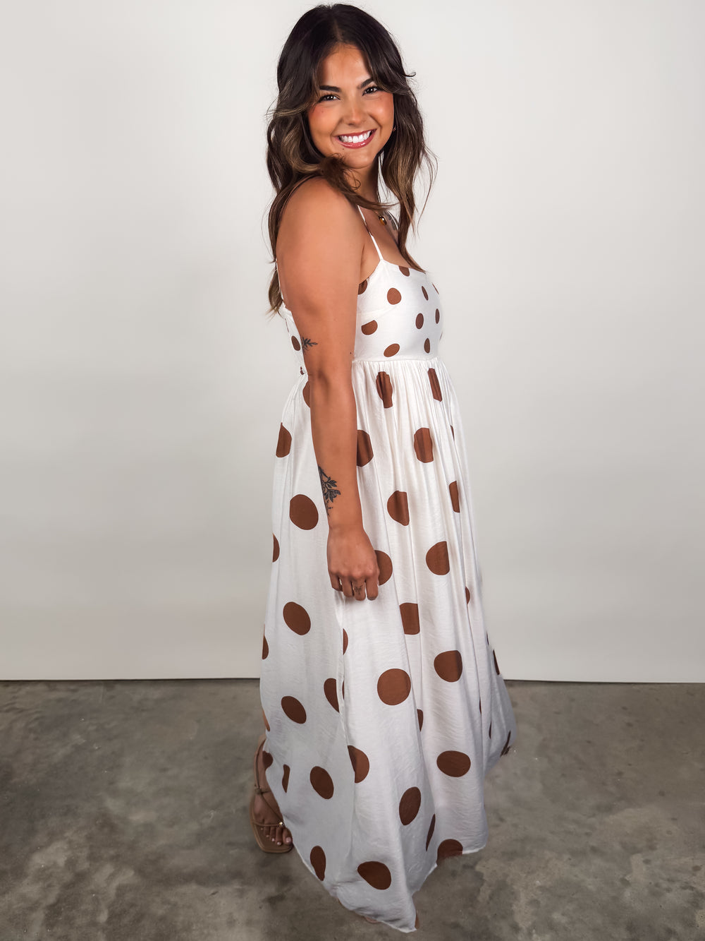 The Thought Of Us Polka Dot Dress