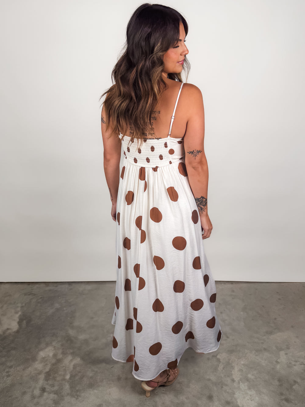 The Thought Of Us Polka Dot Dress