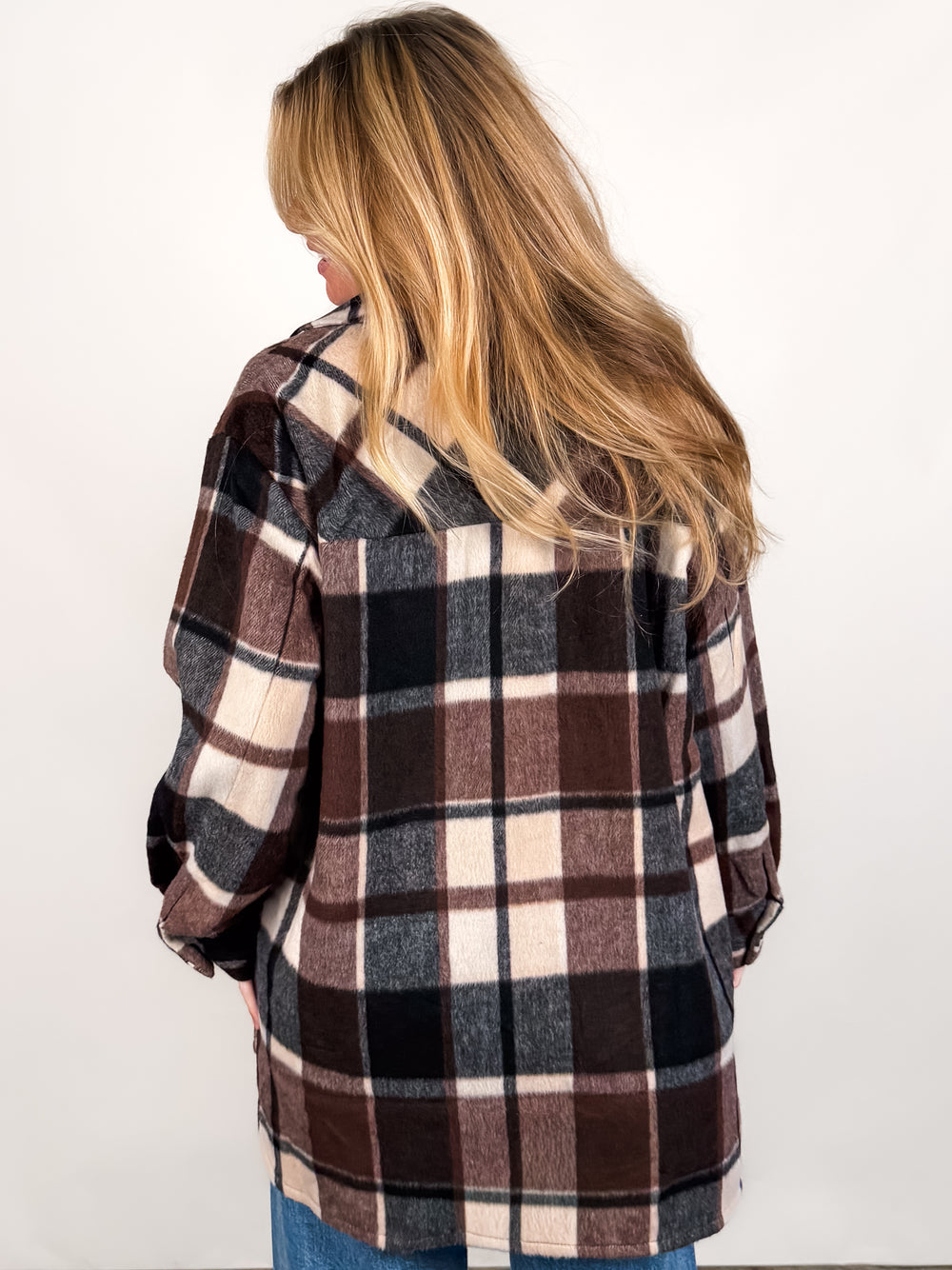 Locket Plaid Coat
