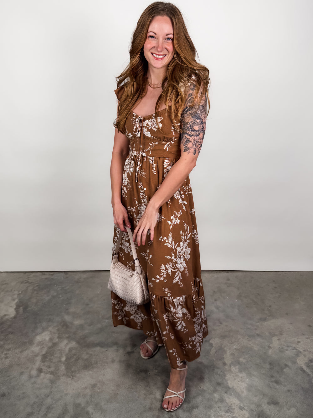 Springtime Stole My Heart Floral Dress