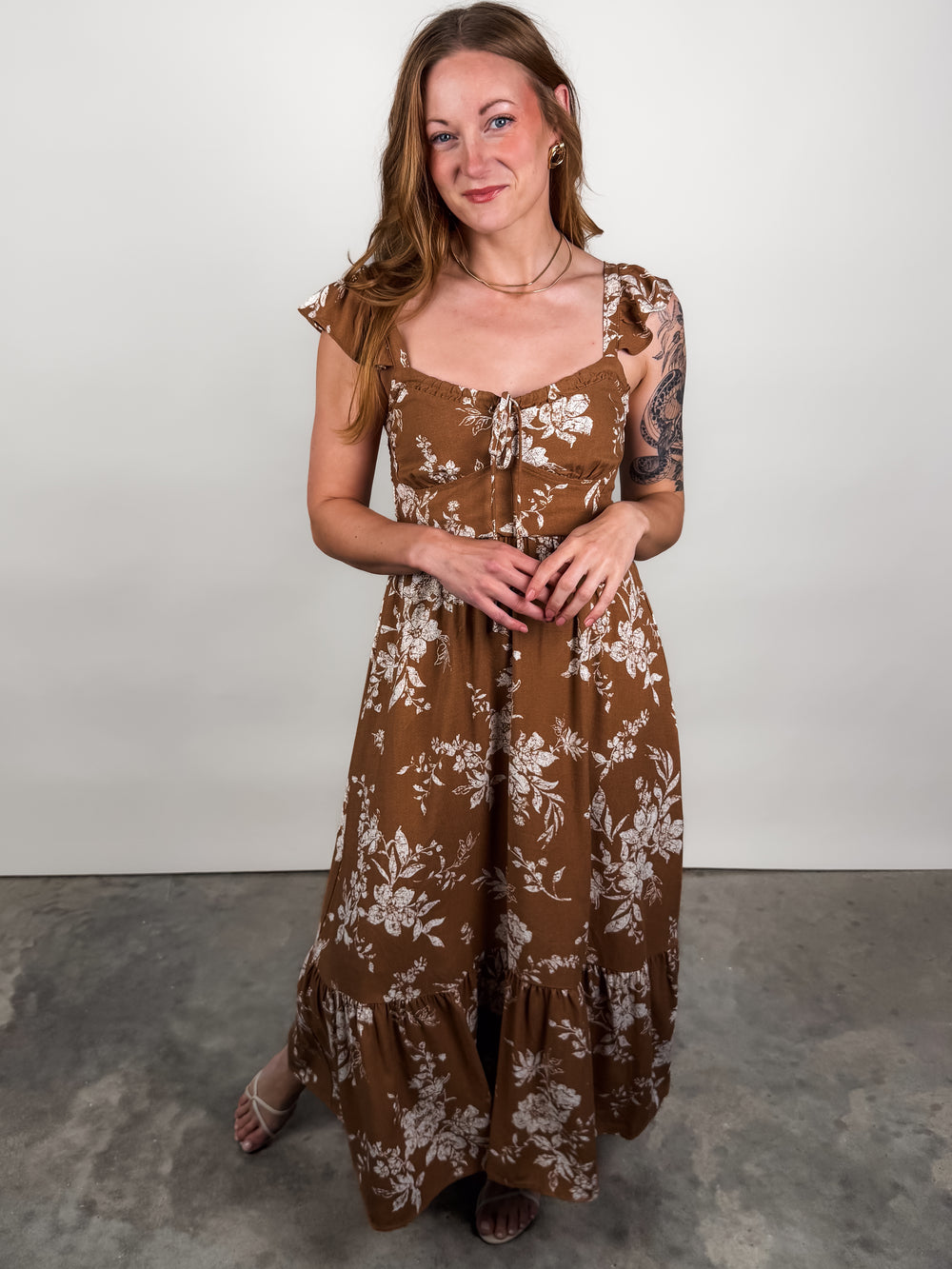 Springtime Stole My Heart Floral Dress