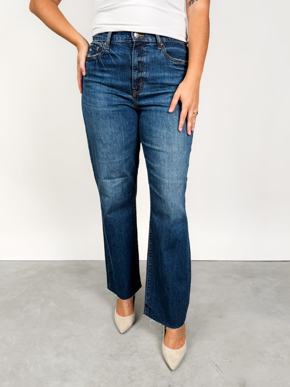 Sundaze High Rise Vintage Straight in Authentic