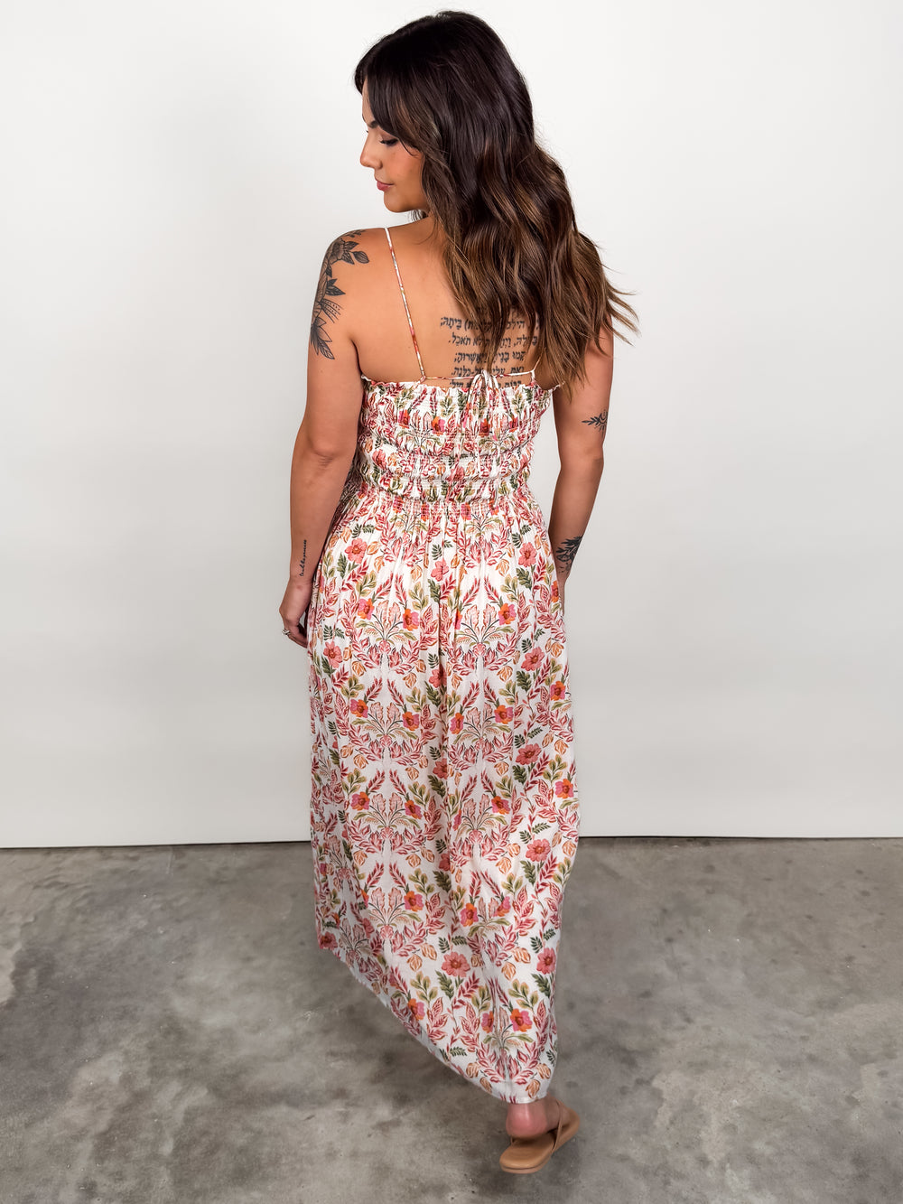 Cornelia Ami Floral Midi Dress
