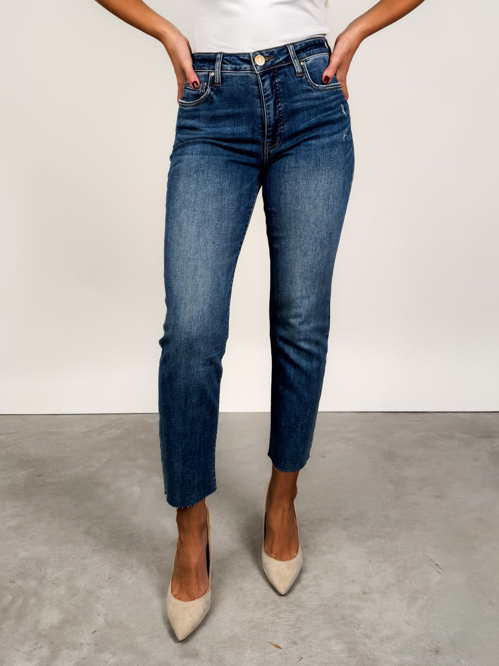 Slim High Rise KUT Jeans 