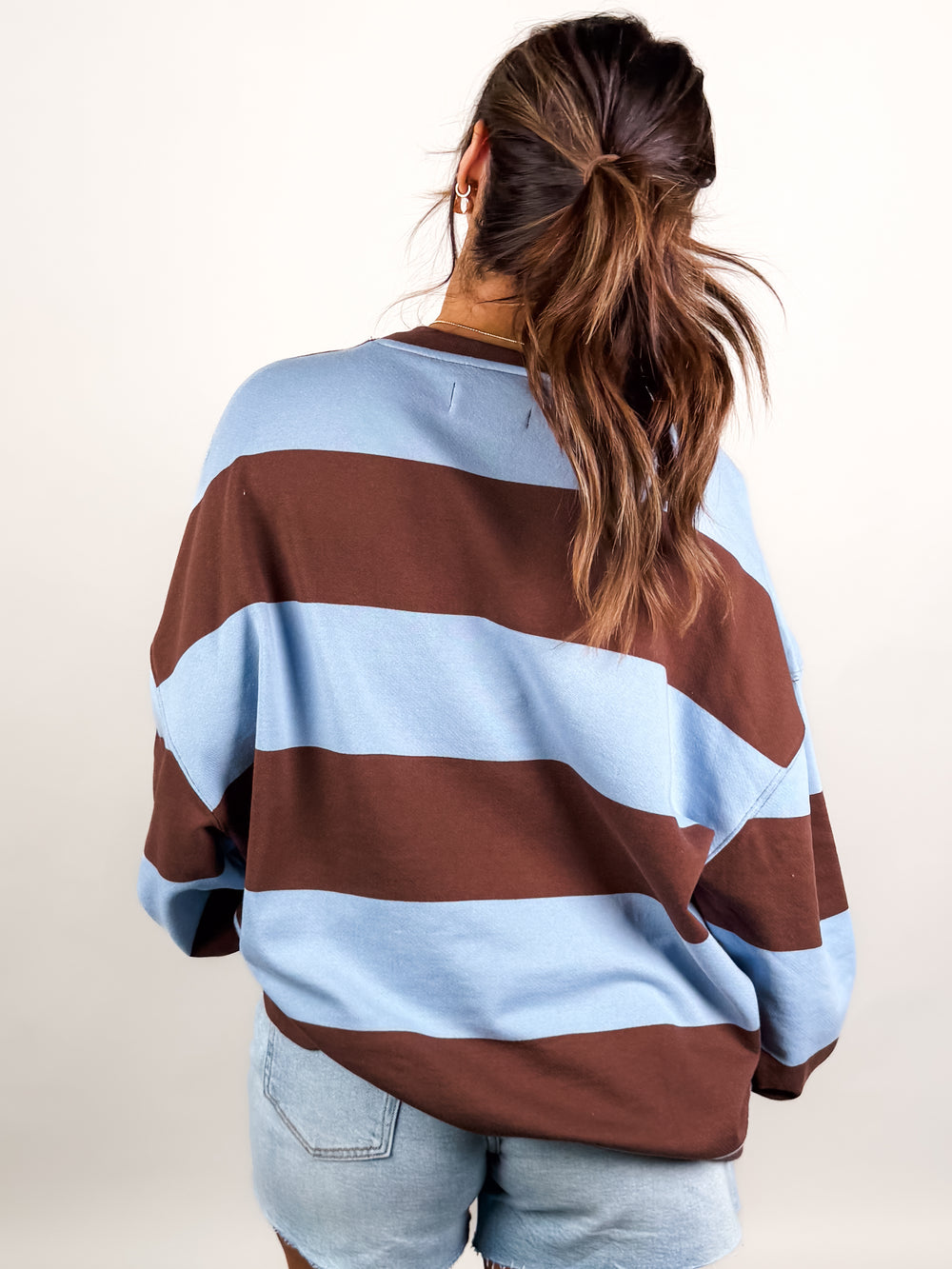 Classic Stripe Crew Wide