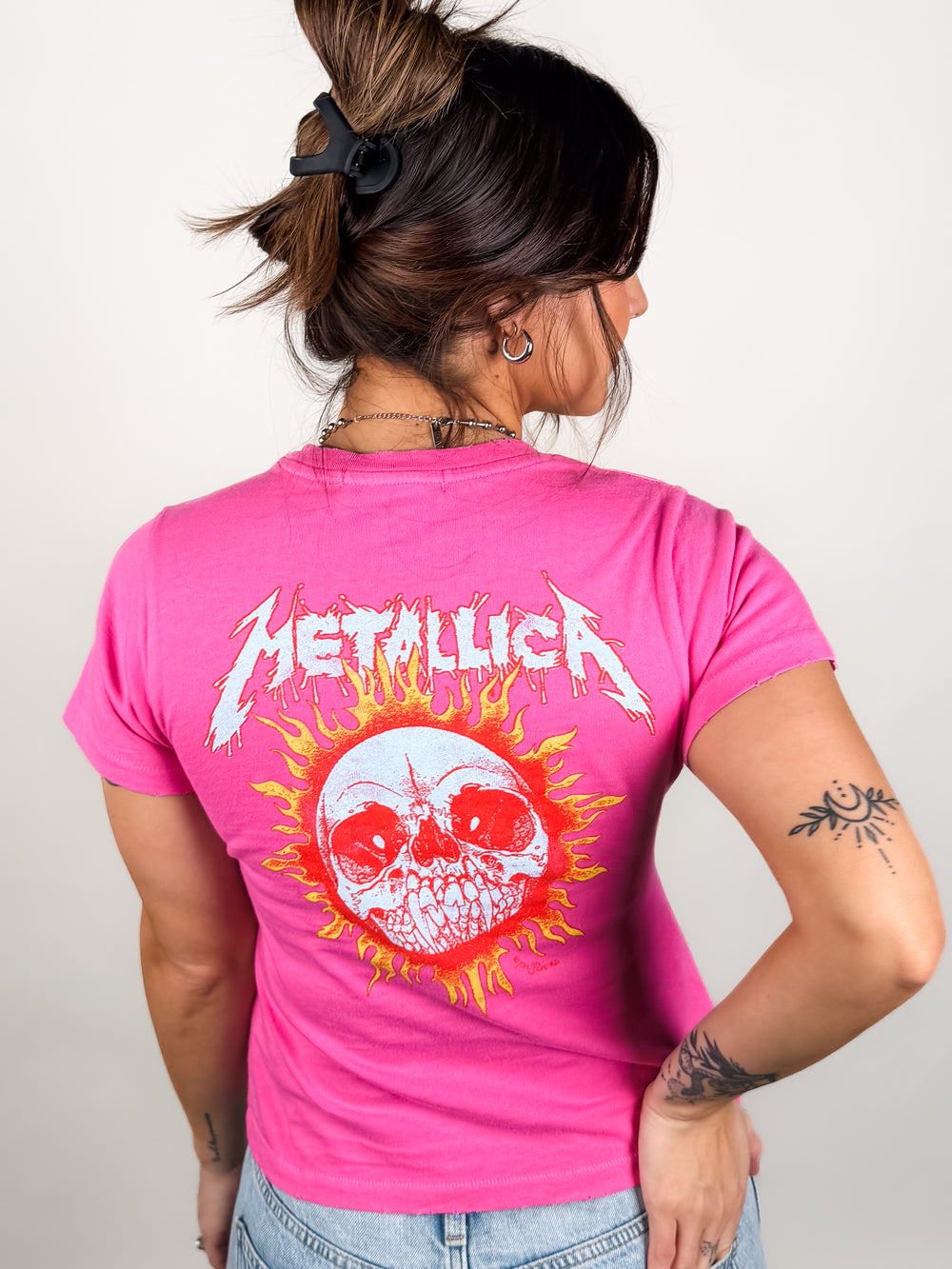 Metallica Flaming Sun Vintage Tee