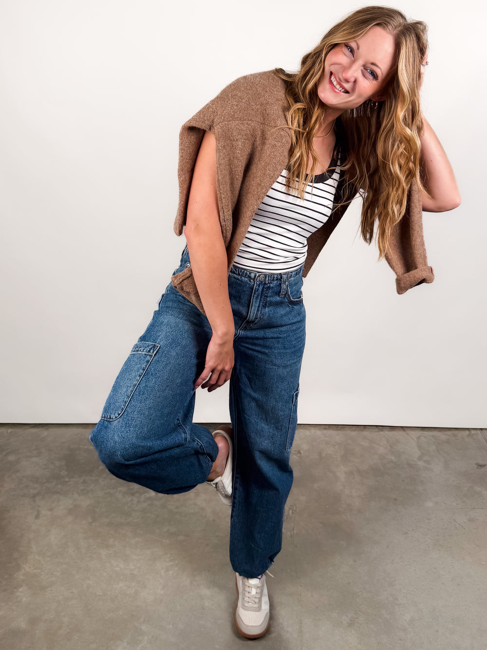 Rowe Striped Scoop Tank