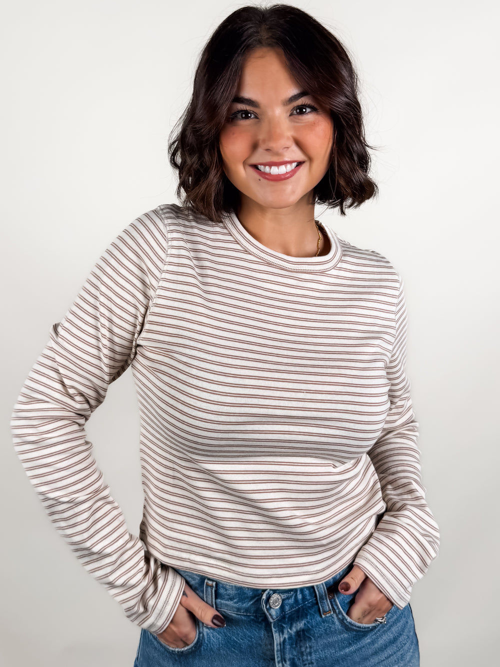 I've Been Searching Striped Top