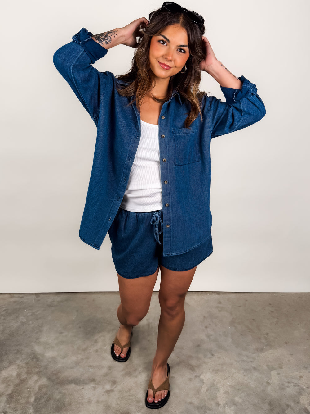 The Perfect Twill Button Up