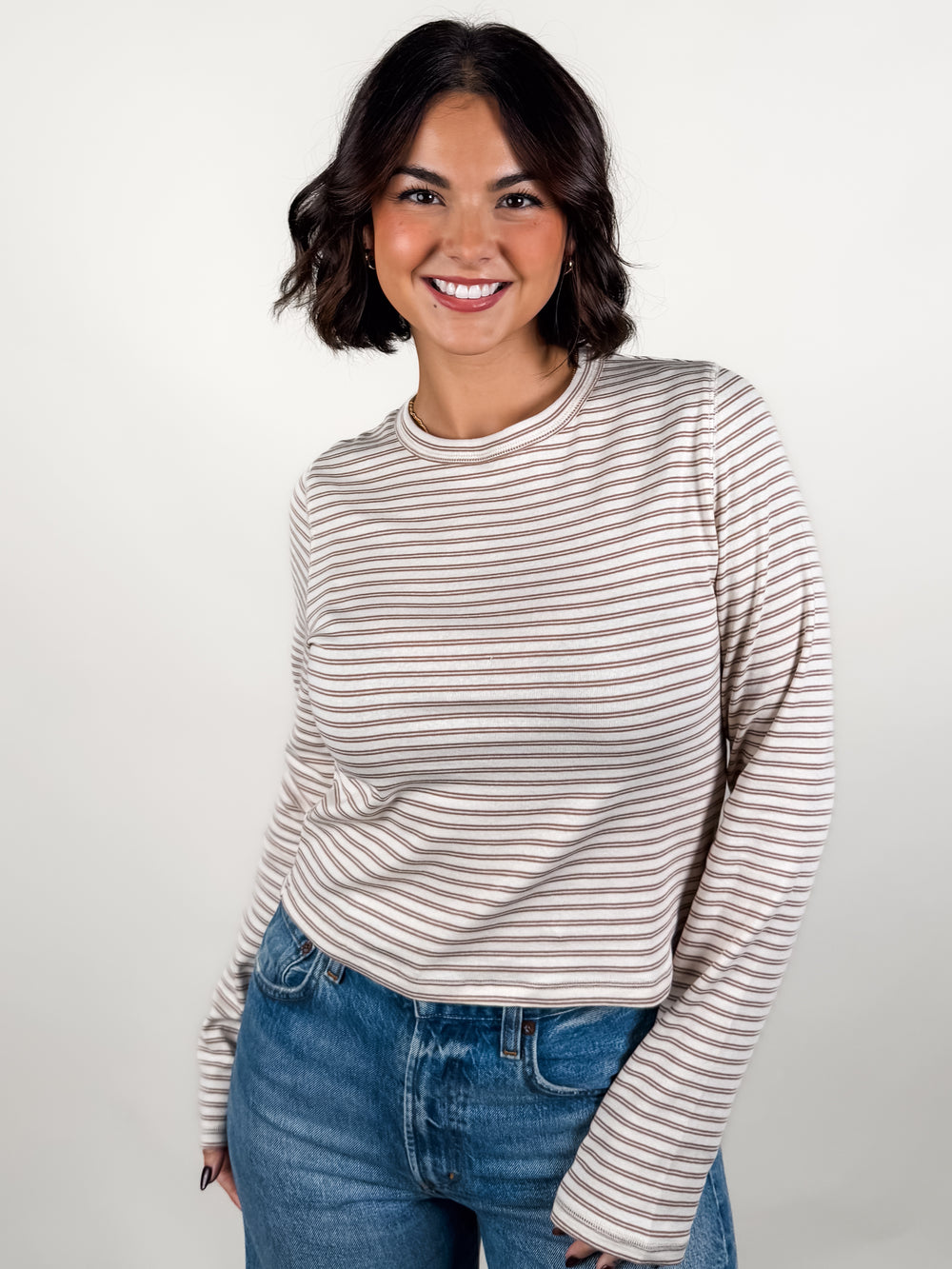 I've Been Searching Striped Top