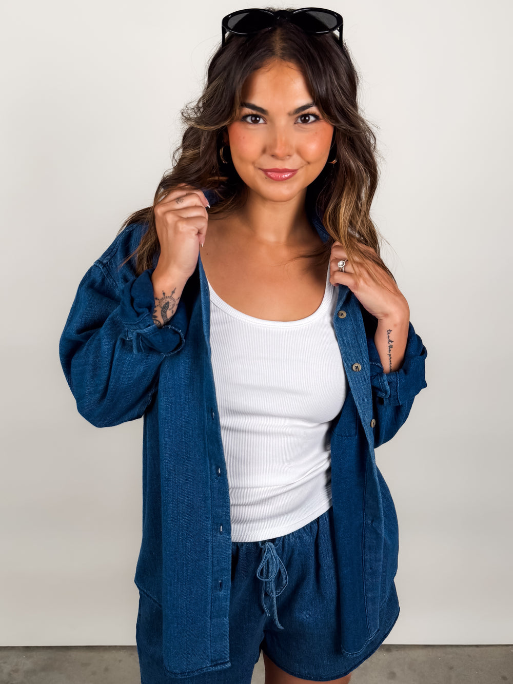 The Perfect Twill Button Up