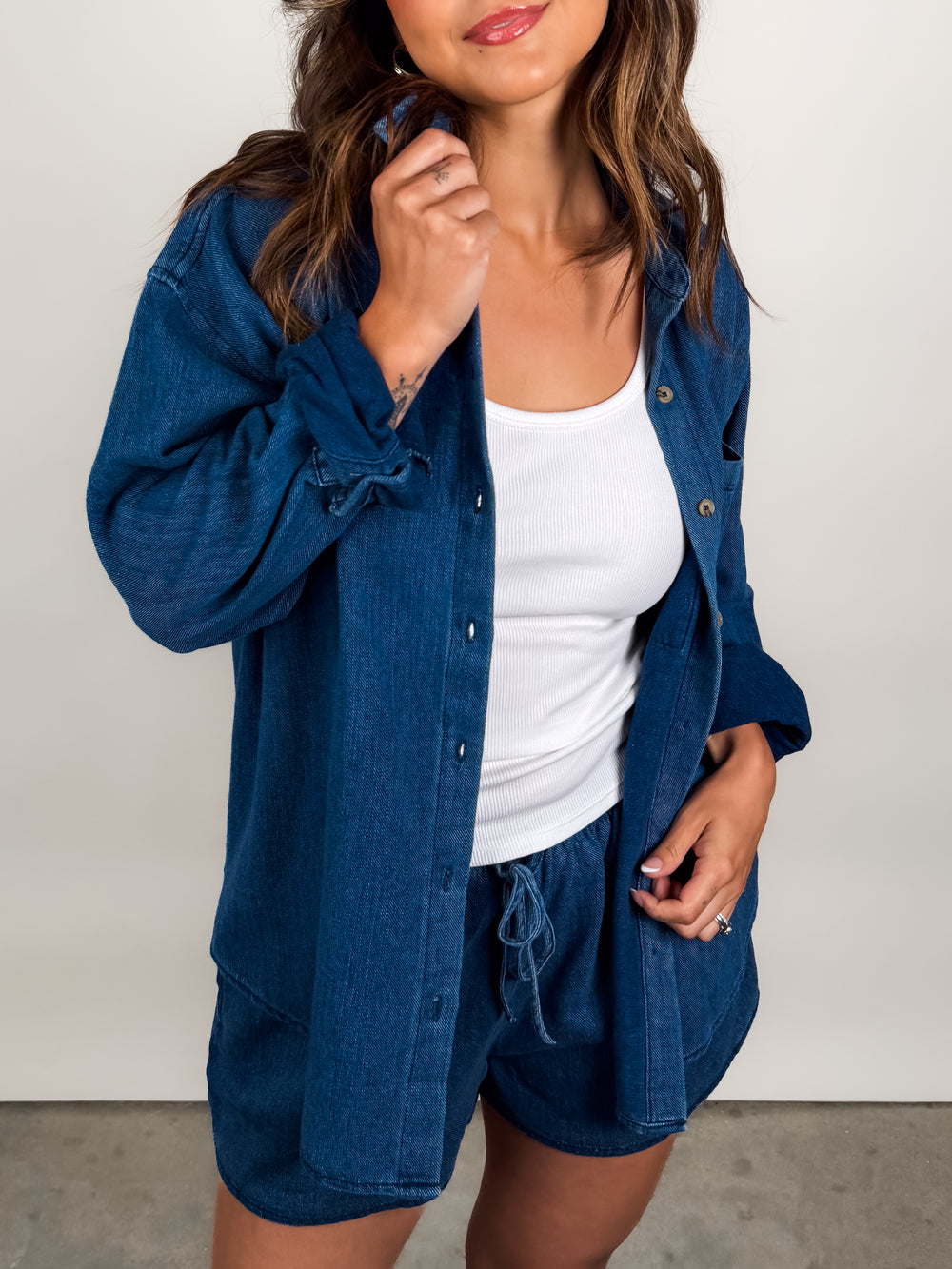 The Perfect Twill Button Up