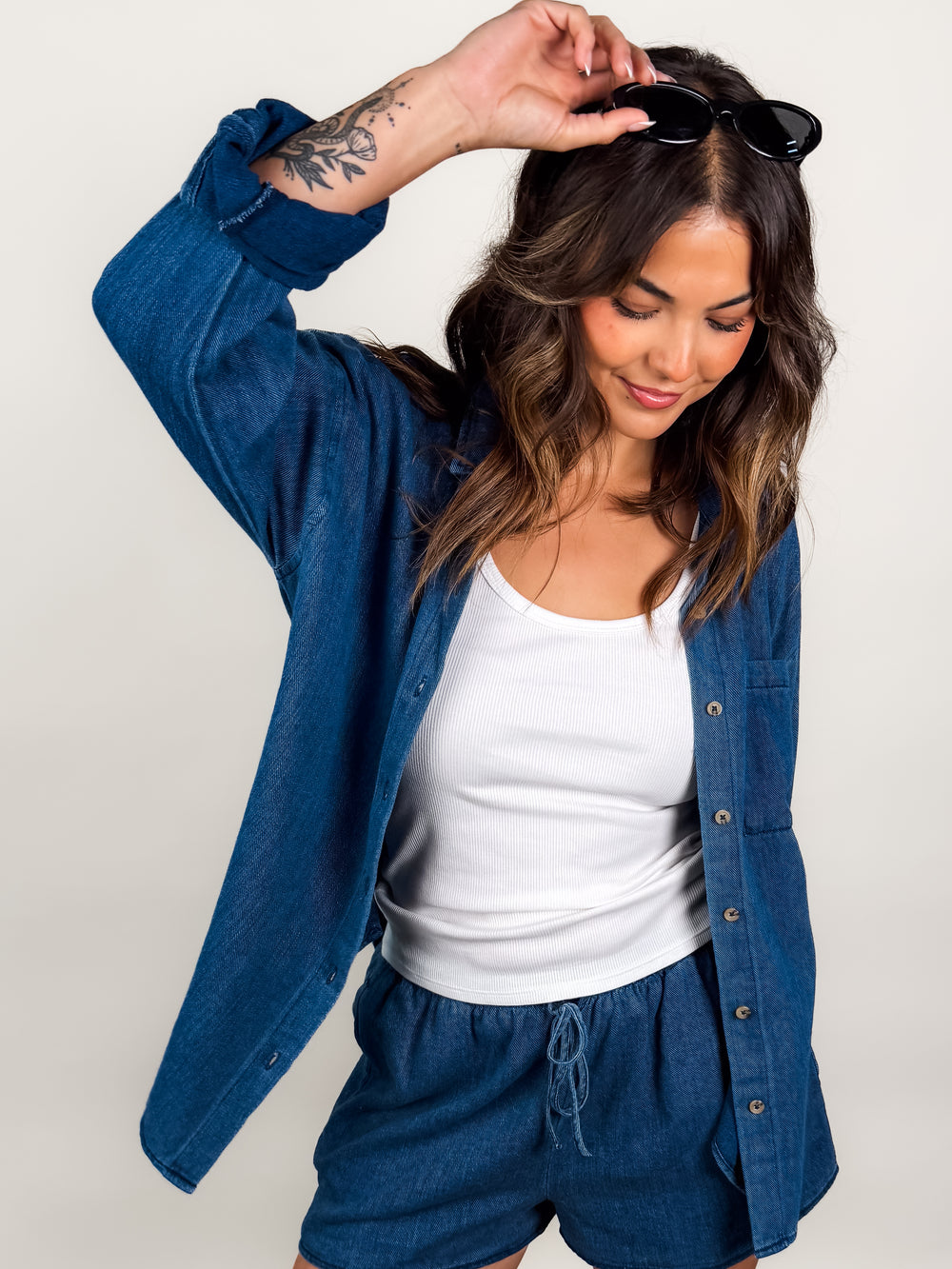 The Perfect Twill Button Up