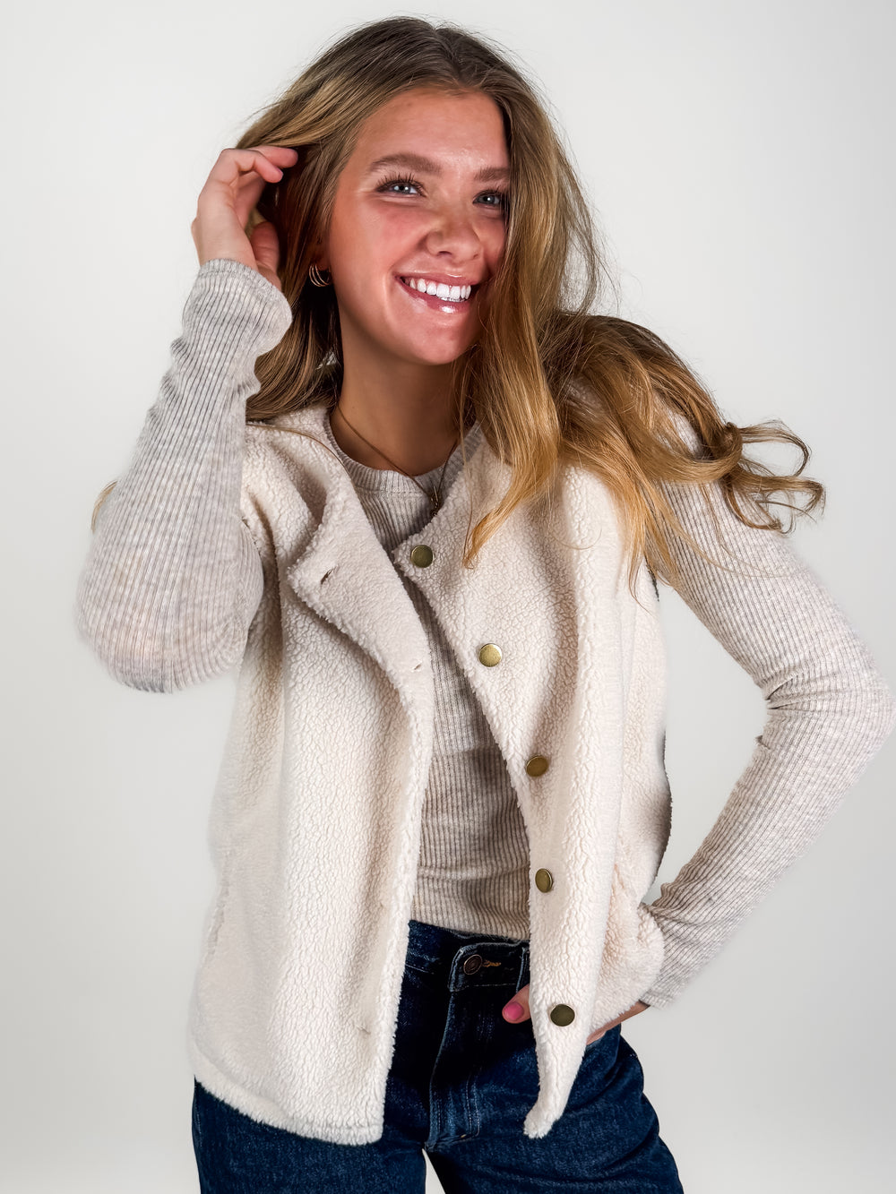 Looking For Someone Cozy Sherpa Vest