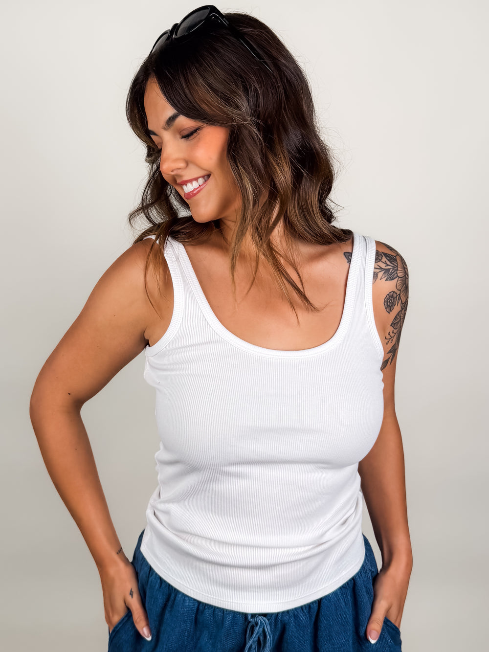 Renae Premium Rib Tank